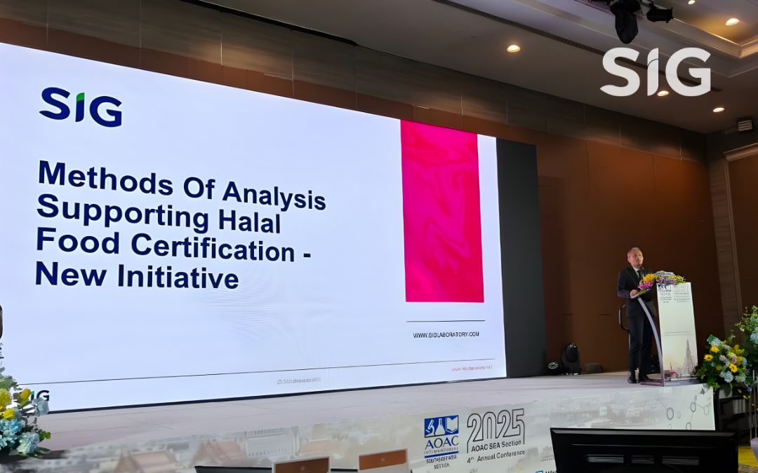 Active on the Global Stage: SIG Presents Methods of Analysis Supporting Halal Certification at AOAC SEA 4th Annual Conference 2025