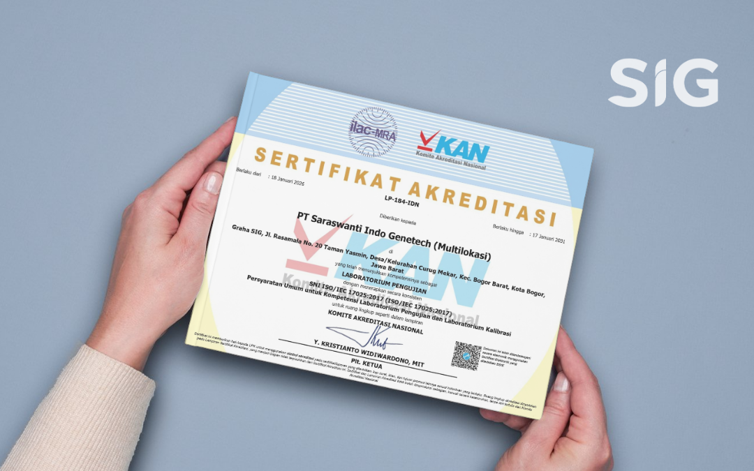 SIG Secures KAN Accreditation Renewal, Achieves Thousands of Accredited Testing Parameters to Support National Industry