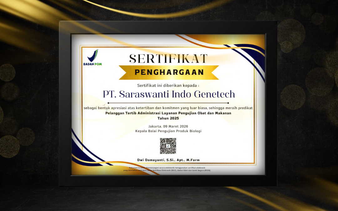 SIG Receives the 2025 BPOM Award for Administrative Compliance