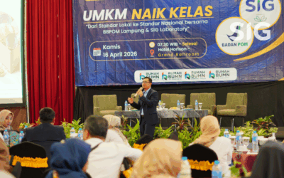 SIG Participates as Speaker in 2026 MSMEs Level Up: “From Local Standards to National Standards” Workshop with Rumah BUMN Lampung