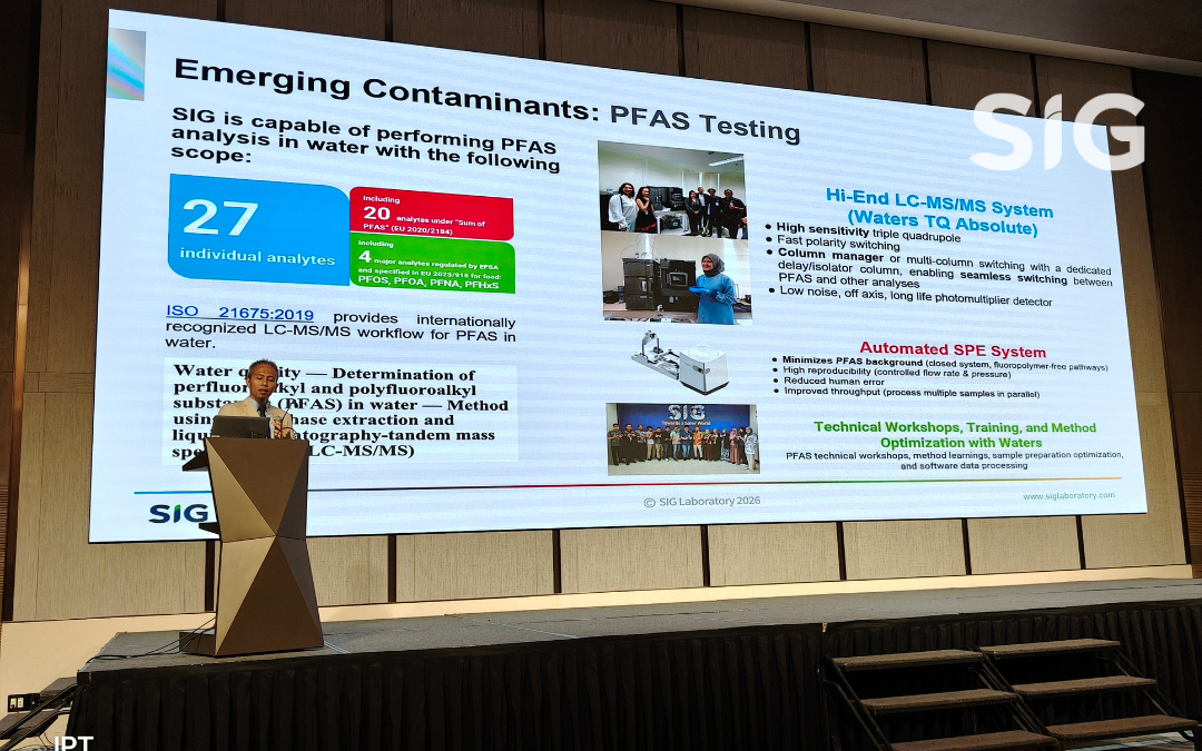SIG Presents Information on Emerging Contaminants at the Food eXecutive Roundtable 2026 in Kuala Lumpur, Malaysia